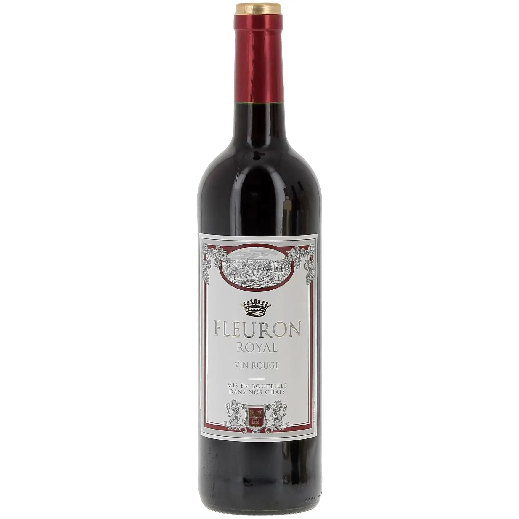 Вино Fleuron Royal Vin Rouge червоне сухе 11% 0.75 л (3429679944021)