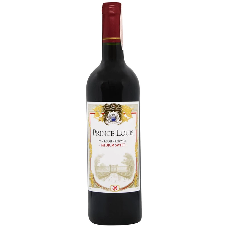 Вино Prince Louis Rouge Sweet червоне напівсолодке, 10.5%, 0.75 л (3500610044373)