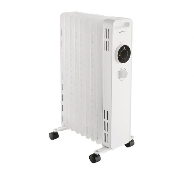 Електричний масляний обігрівач Kumtel KUM-1240S White