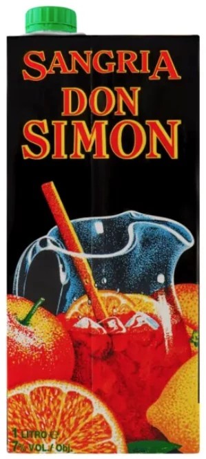 Вино Don Simon Sangria червоне солодке 7%, 1 л
