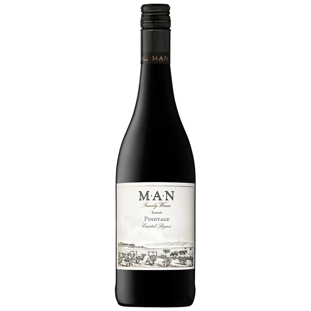 Вино Man Pinotage Bosstok червоне сухе 14%, 750 мл