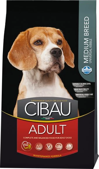 Корм сухий для дорослих собак середніх порід Farmina Cibau Adult Medium з куркою, 2.5 кг (162857)