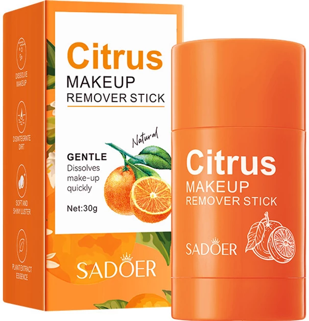 Маска-стік для обличчя Sadoer Citrus Gentle Makeup Remover Stick Mask Очищувальна 30 г (NO.SD30243)