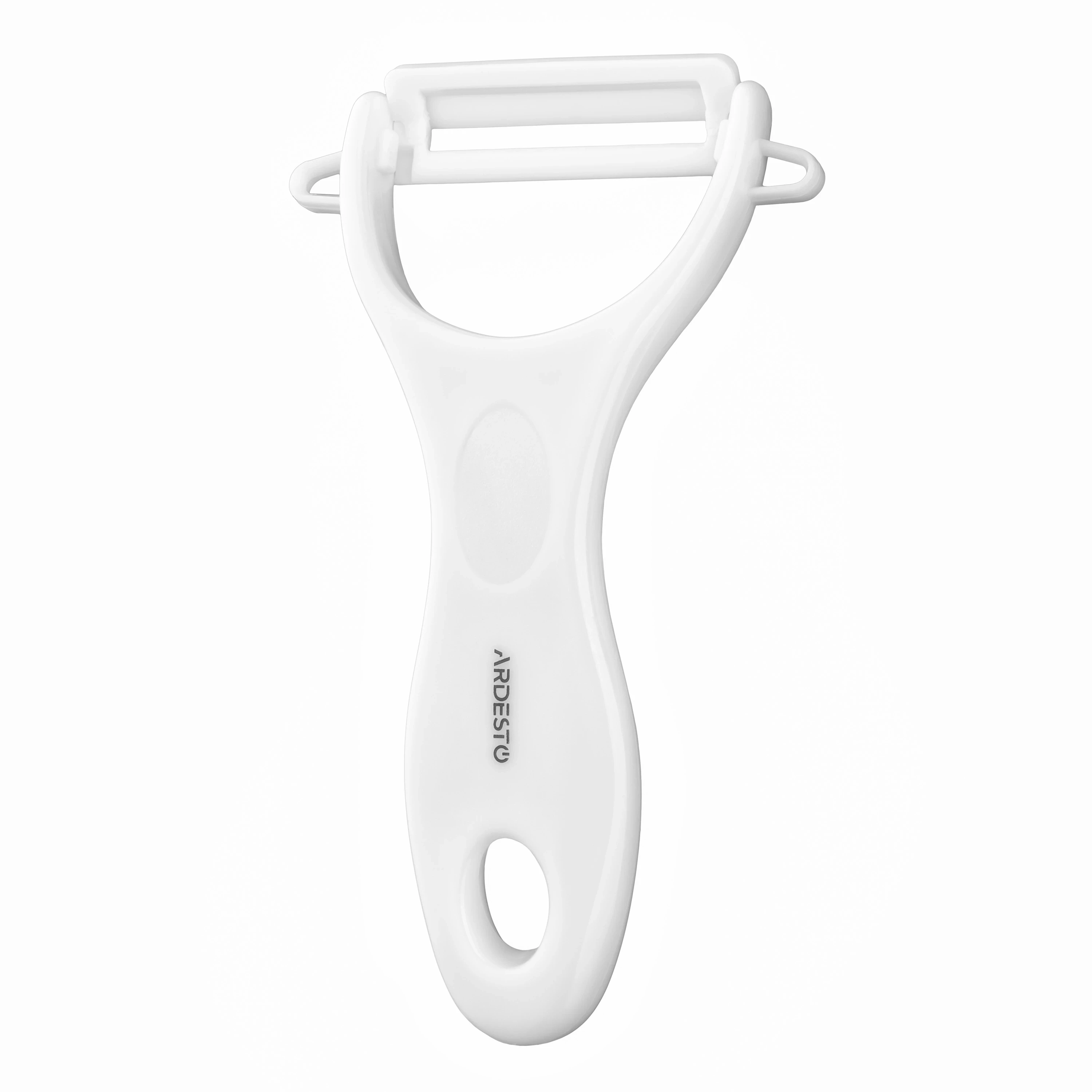 Овочечистка Ardesto Fresh кераміка білий 13.5 см (AR8340W)