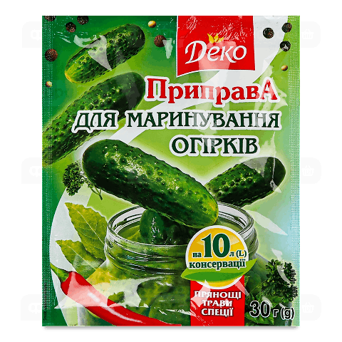 Приправа «Деко» для маринування огірків