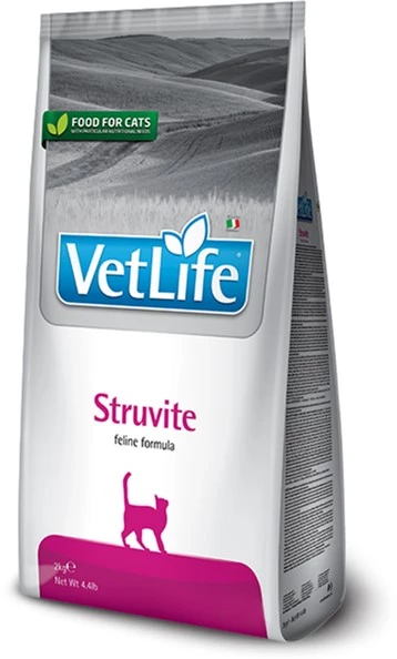 Сухий лікувальний корм для котів 400 г. Farmina Vet Life Struvite дієтичне живлення, для розчинення струменевих уролітів