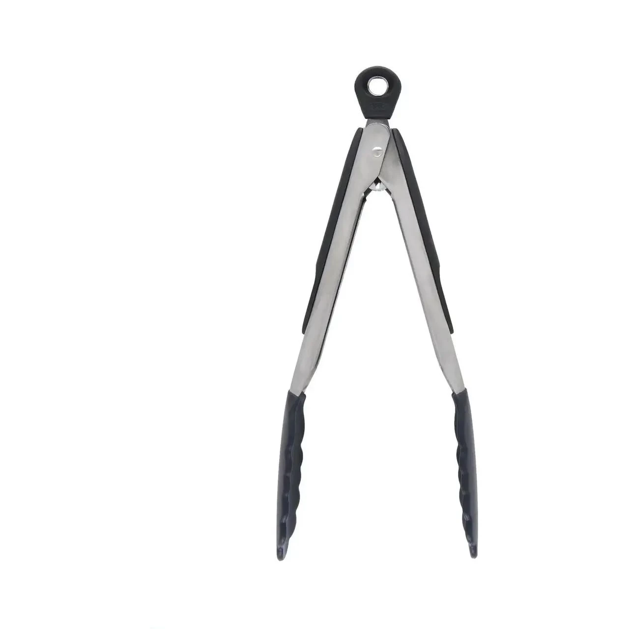 Щипці кухонні Oxo Good Grips з силіконом чорні 23 см (1101880)