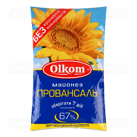 Майонез Olkom «Провансаль» 67%