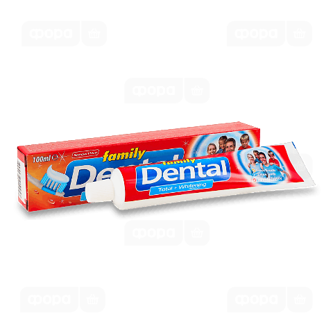 Паста зубна Dental Family «Комплексний захист та відбілювання»