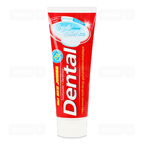Паста зубна Dental Hot Red Jumbo «Потрійний ефект»