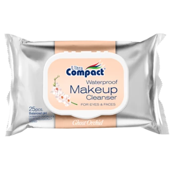 Вологі серветки Ultra Compact MakeUp з клапаном, 25 шт.