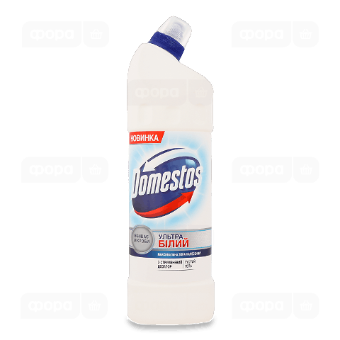 Засіб для чищення унітаза Domestos «Ультра білий»