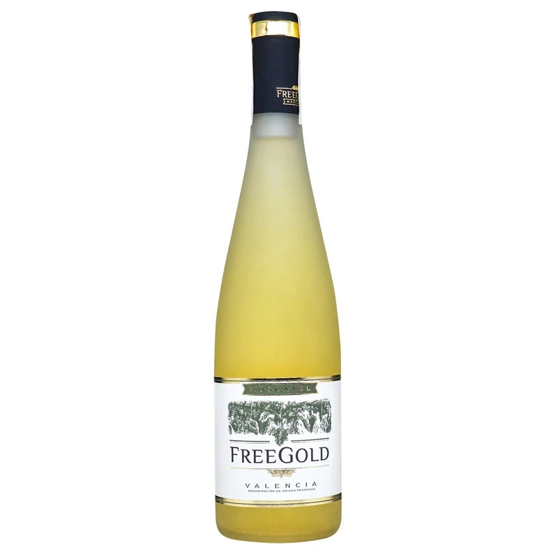 Вино Anecoop Freegold White Do біле солодке, 12%, 0.75 л (8412276658328)