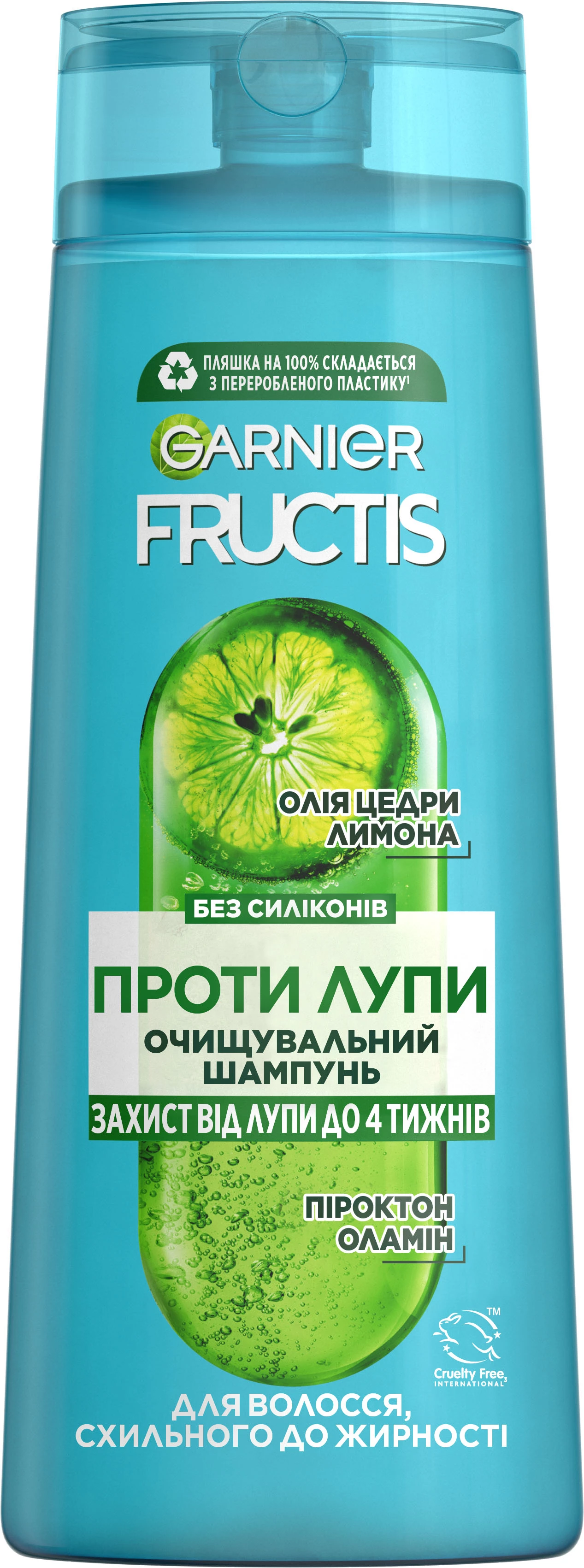 Шампунь Garnier Fructis Очищувальний проти лупи 250 мл (3600542613644)