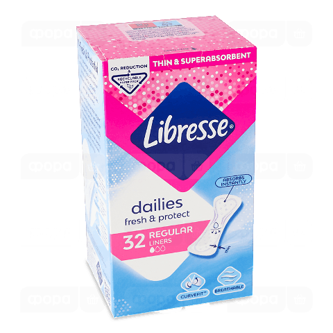 Прокладки щоденні Libresse Daily Fresh Normal Plus