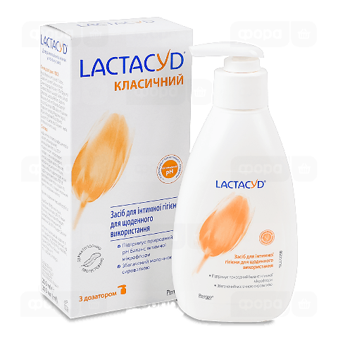 Засіб для інтимної гігієни Lactacyd «Класичний» з дозатором
