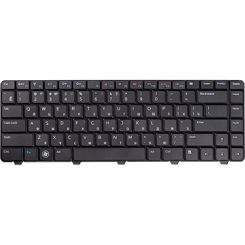 Клавіатура для ноутбука Dell Inspiron 14R, 14V, N3010, N4010, чорний