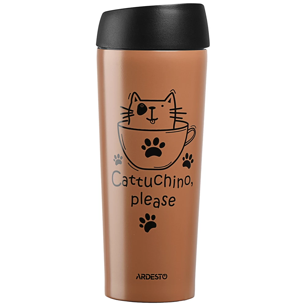 Термочашка Ardesto Coffee time Cat AR2645DMM 450 мл (000732254)