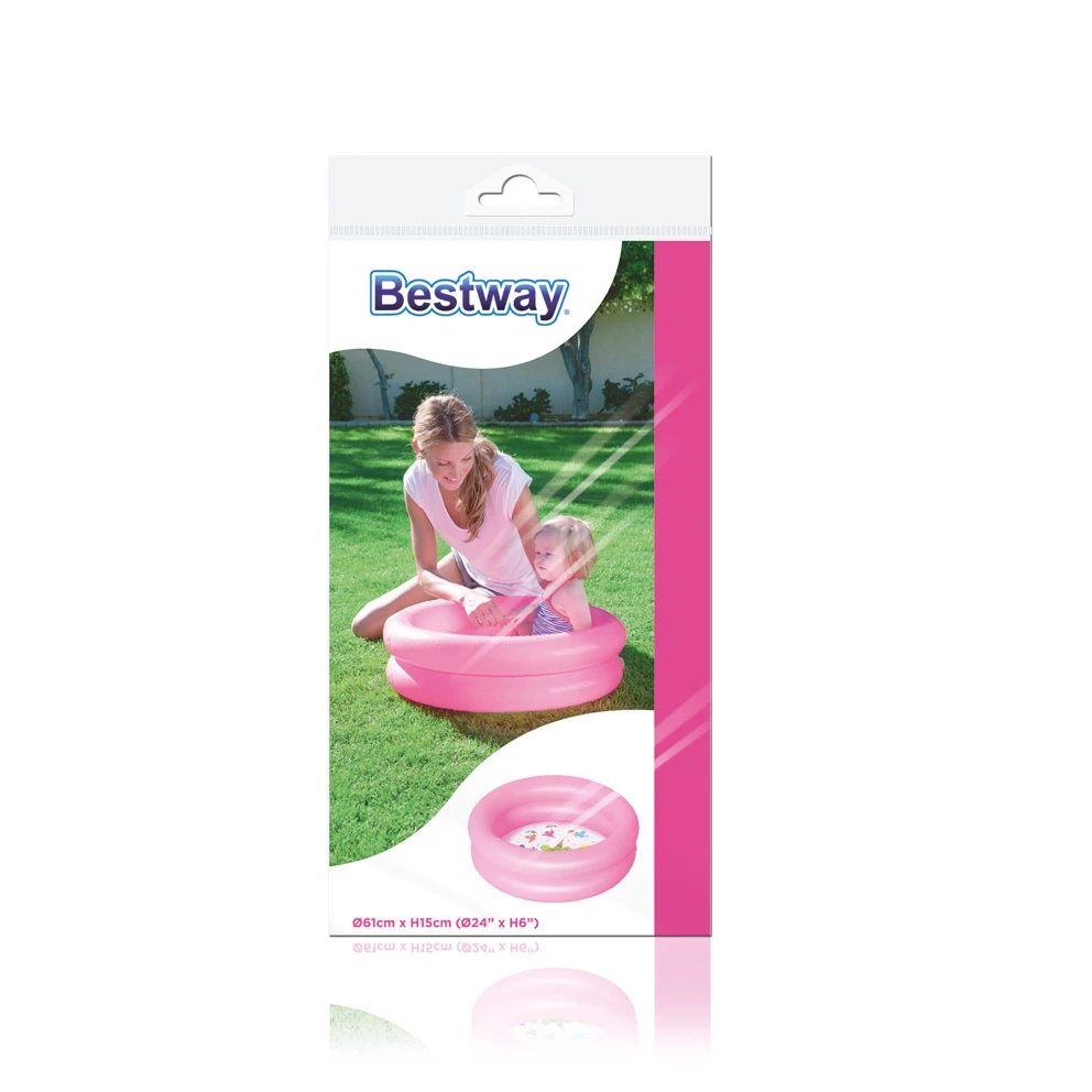 Басейн дитячий Bestway, ПВХ, 61х15 см, в асортименті (6942138915693)