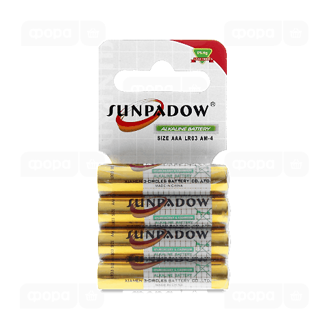 Батарейка Sunpadow АAA LR03
