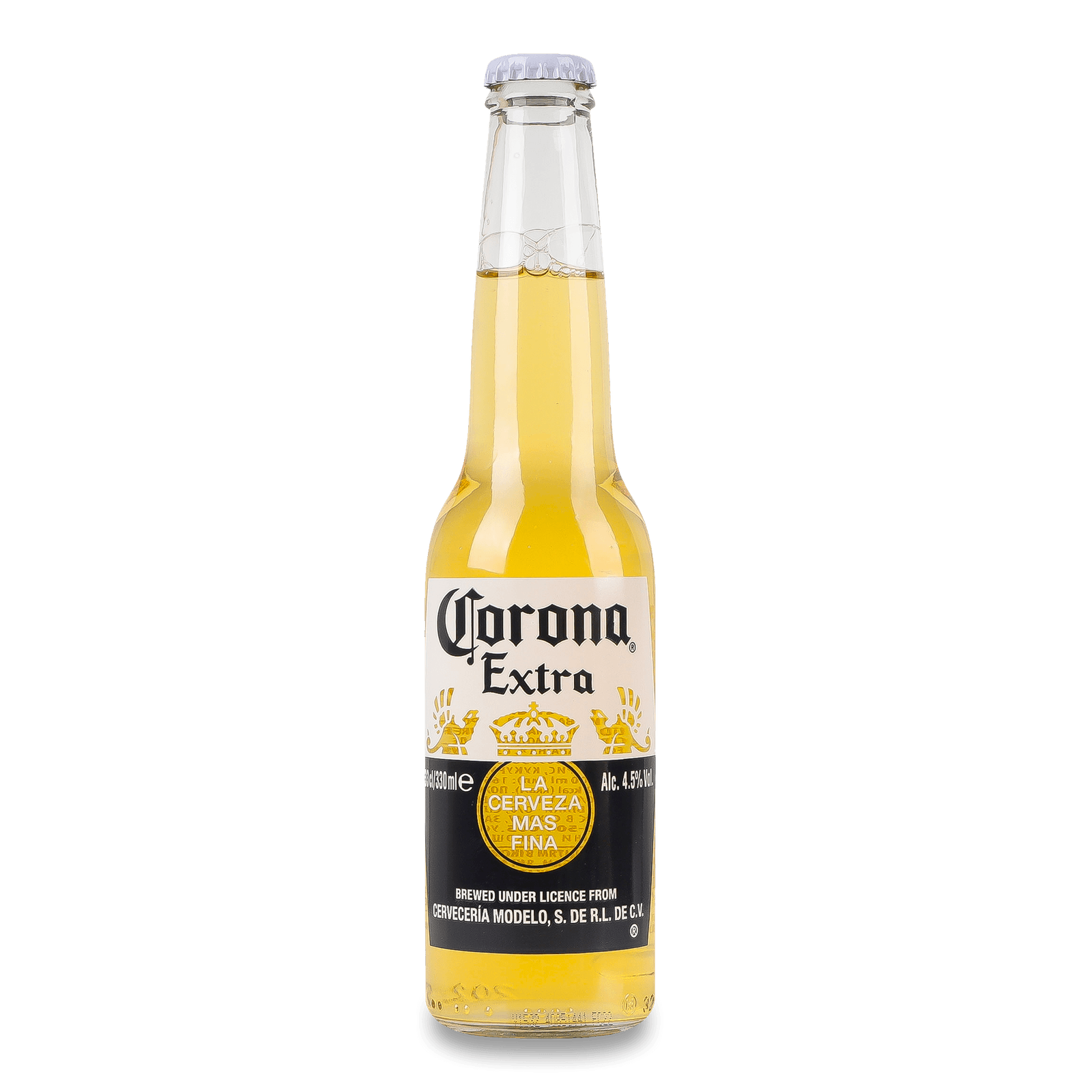 Пиво Corona Extra світле, 0,33л