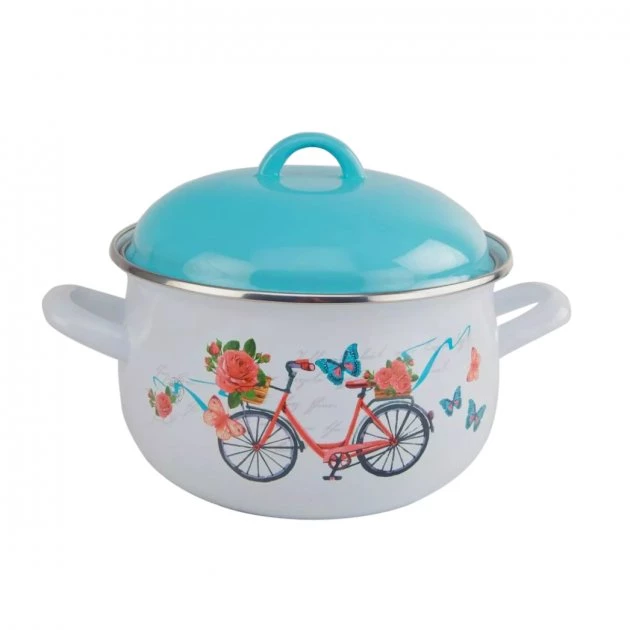 Каструля Gusto Веломандрівка з кришкою 18 см, 3.1 л (BP126806)