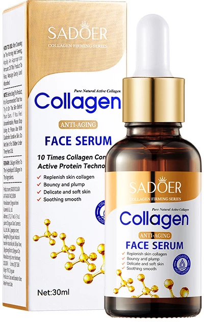 Сироватка для обличчя Sadoer Collagen Anti-Aging Facial Serum з колагеном 30 мл (NO.SD44791)