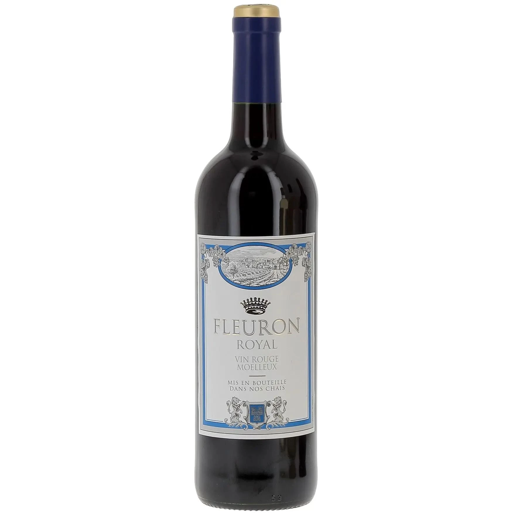 Вино Fleuron Royal Vin Rouge червоне напівсолодке 10.5% 0.75 л (3429679943987)
