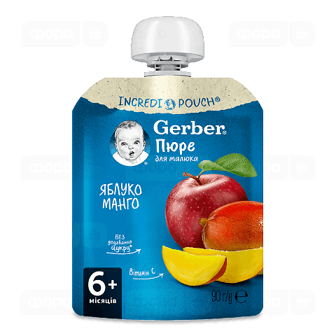 Пюре Gerber яблуко і манго
