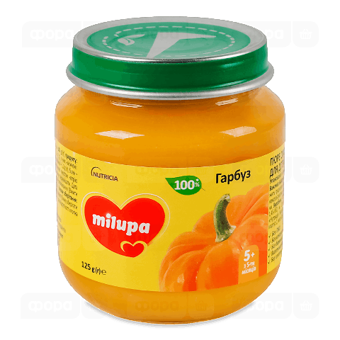 Пюре Milupa гарбуз