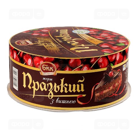 Торт БКК «Празький» з вишнею