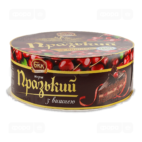 Торт БКК «Празький» з вишнею