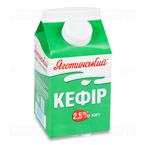 Кефір Яготинський 2,5 % п/п