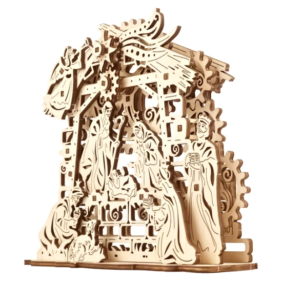 Механічний 3D конструктор Ugears Різдвяний Вертеп