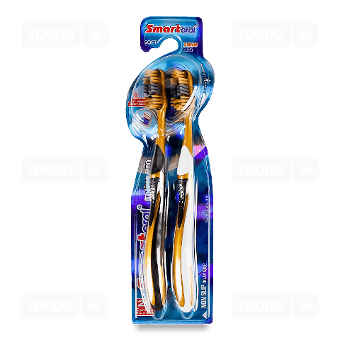 Набір зубних щіток Smartoral Active Pro м'яких 2 шт. в асортименті
