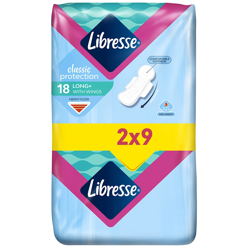 Прокладки гігієнічні Libresse Classic Protection Long, 18 шт.