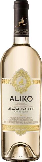 Вино Aliko Алазанська долина біле напівсолодке, 9.0-13.0%, 0.75 л (4820004928621)