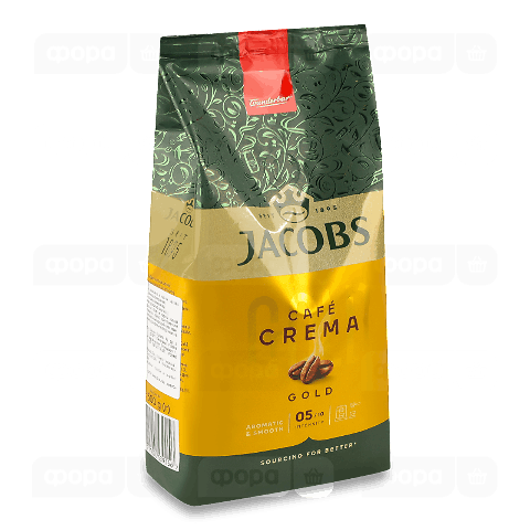 Кава зернова Jacobs Crema Gold