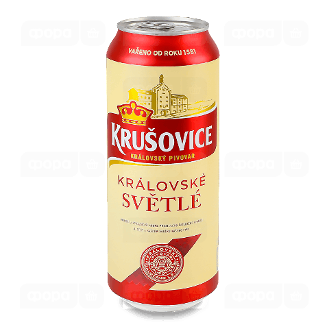 Пиво Krusovice Svetle світле з/б