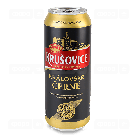 Пиво Krusovice Cerne темне з/б