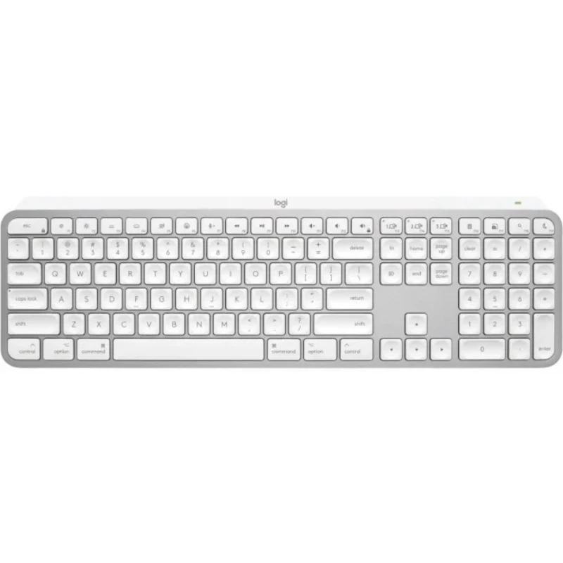 Клавiатура бездротова Logitech MX Keys S for Mac Pale Grey (519663)