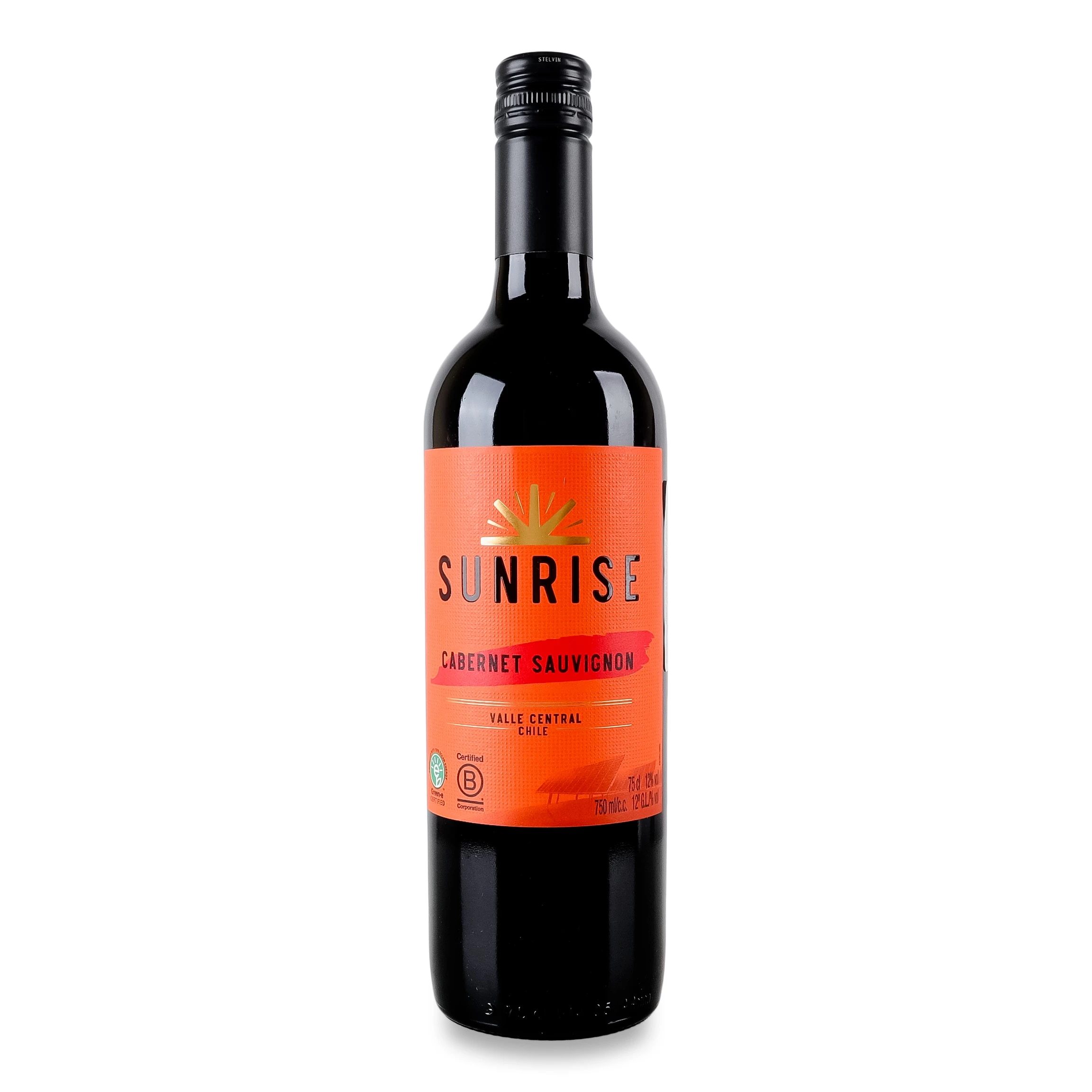 Вино Sunrise Cabernet Sauvignon червоне сухе 12% 750 мл (7804320349114)