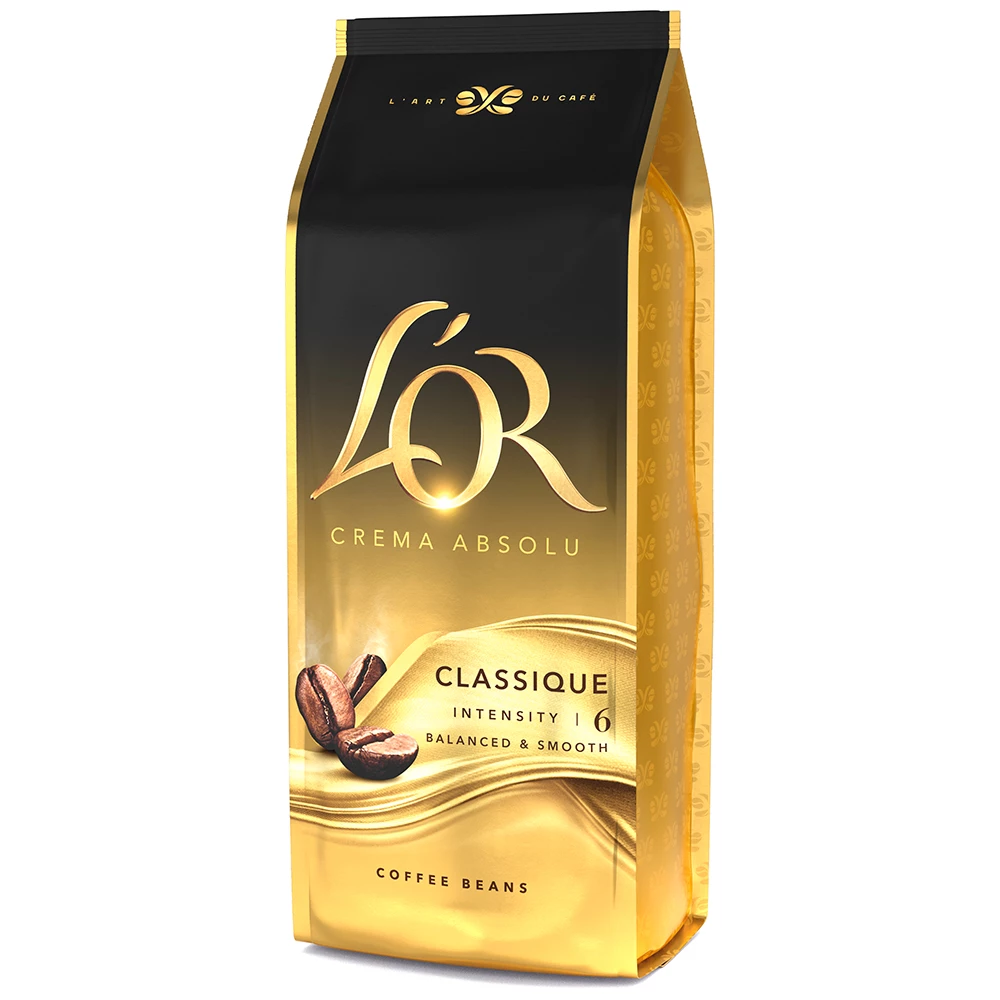 Кава L'or Crema Absolute Classic в зернах 1 кг (8711000400791)