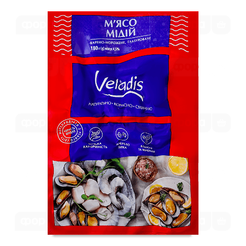 М'ясо мідій Veladis глазуроване в/м