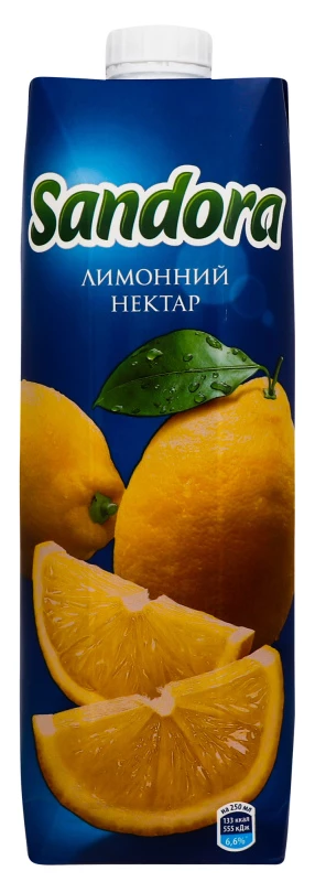 Нектар Sandora лимонний неосвітлений 0.95 л (4823063112963)