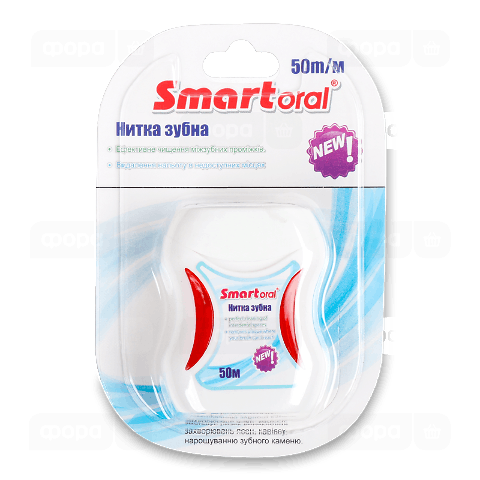Нитка зубна Smartoral 50 м