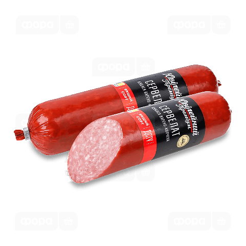 Ковбаса «Ювілейний» «Сервелат» в/к в/ґ
