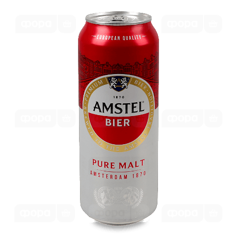 Пиво Amstel світле з/б