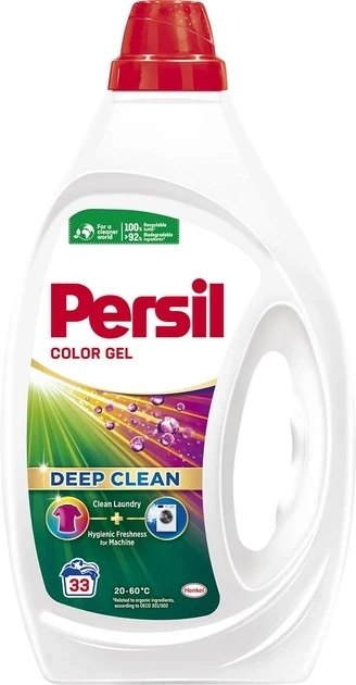 Гель для прання Persil Color Gel Deep Clean 33 цикли прання, 1.485 л