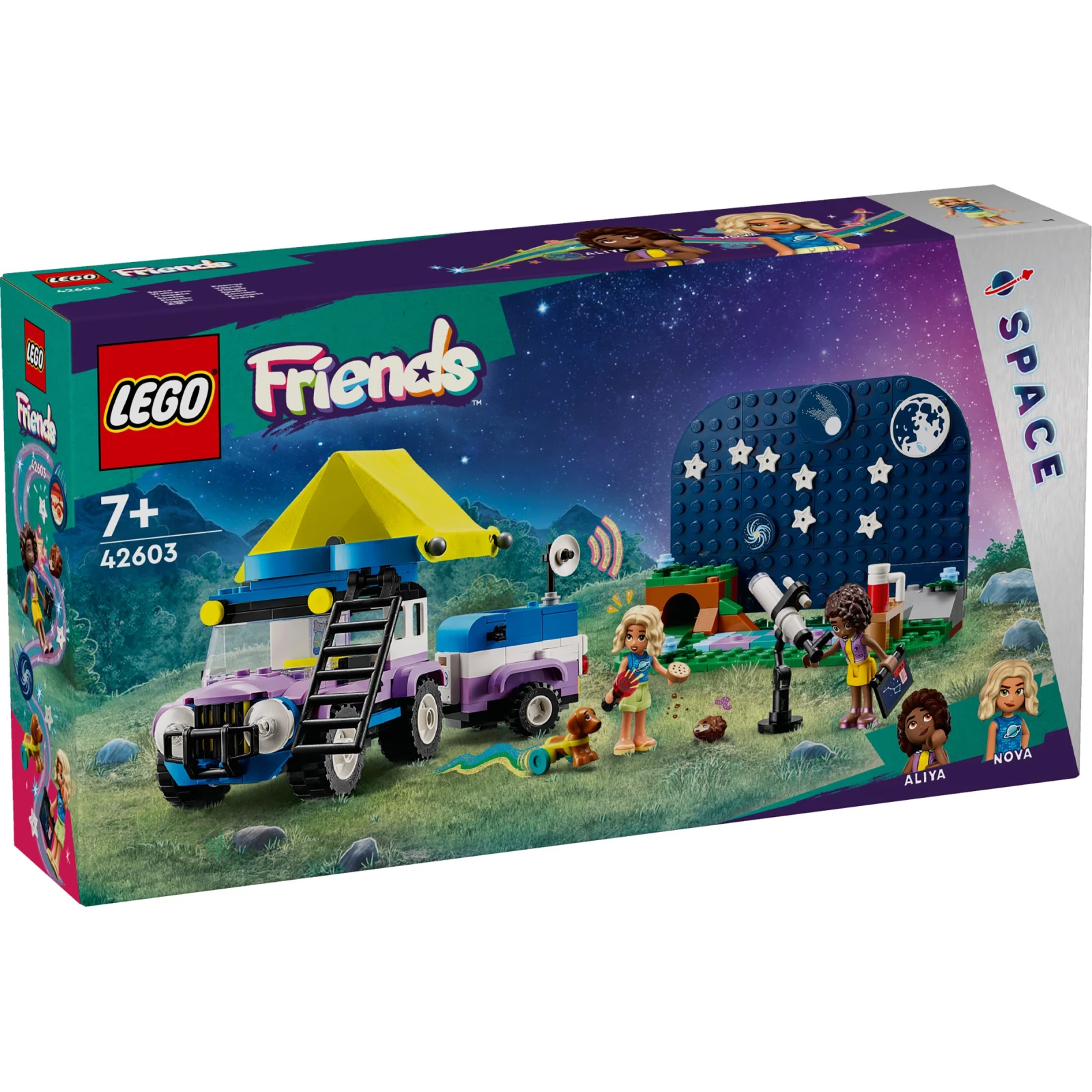Конструктор LEGO Friends Кемпінговий автомобіль для спостереження за зірками 42603
